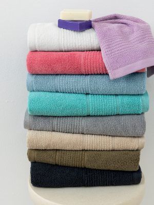Palamaiki Πετσέτα Προσώπου Towels Collection 50x90 ROKE WHITE