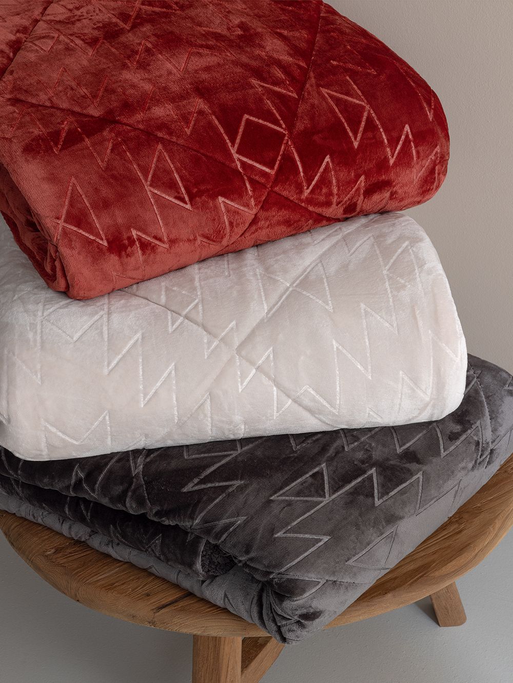 Palamaiki Κουβερτοπάπλωμα King size 240x260 CARPA OFFWHITE - Image 2