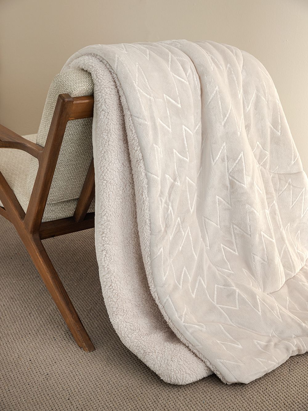Palamaiki Κουβερτοπάπλωμα King size 240x260 CARPA OFFWHITE
