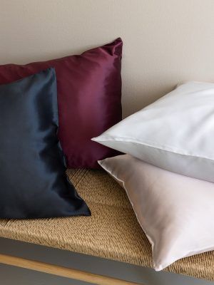 Palamaiki Μαξιλαροθήκη 50x70 Silka BORDEAUX