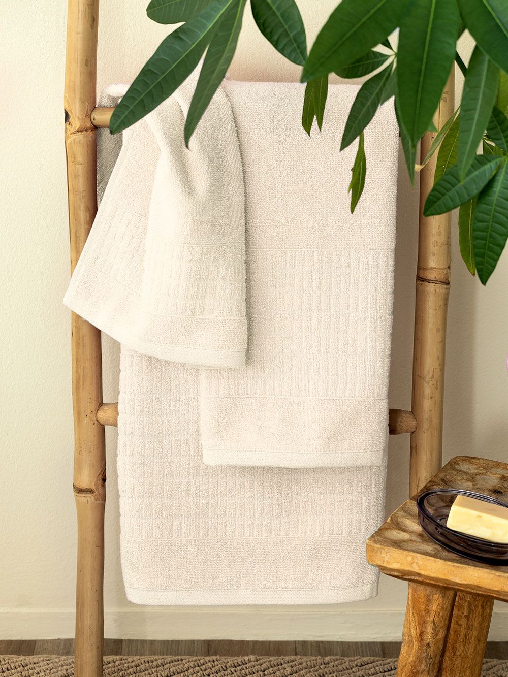 Palamaiki Σετ Πετσετες Towels Collection ROLL ECRU