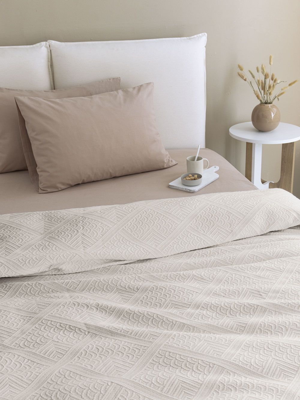 Palamaiki Κουβέρτα 250x260 CARLA IVORY