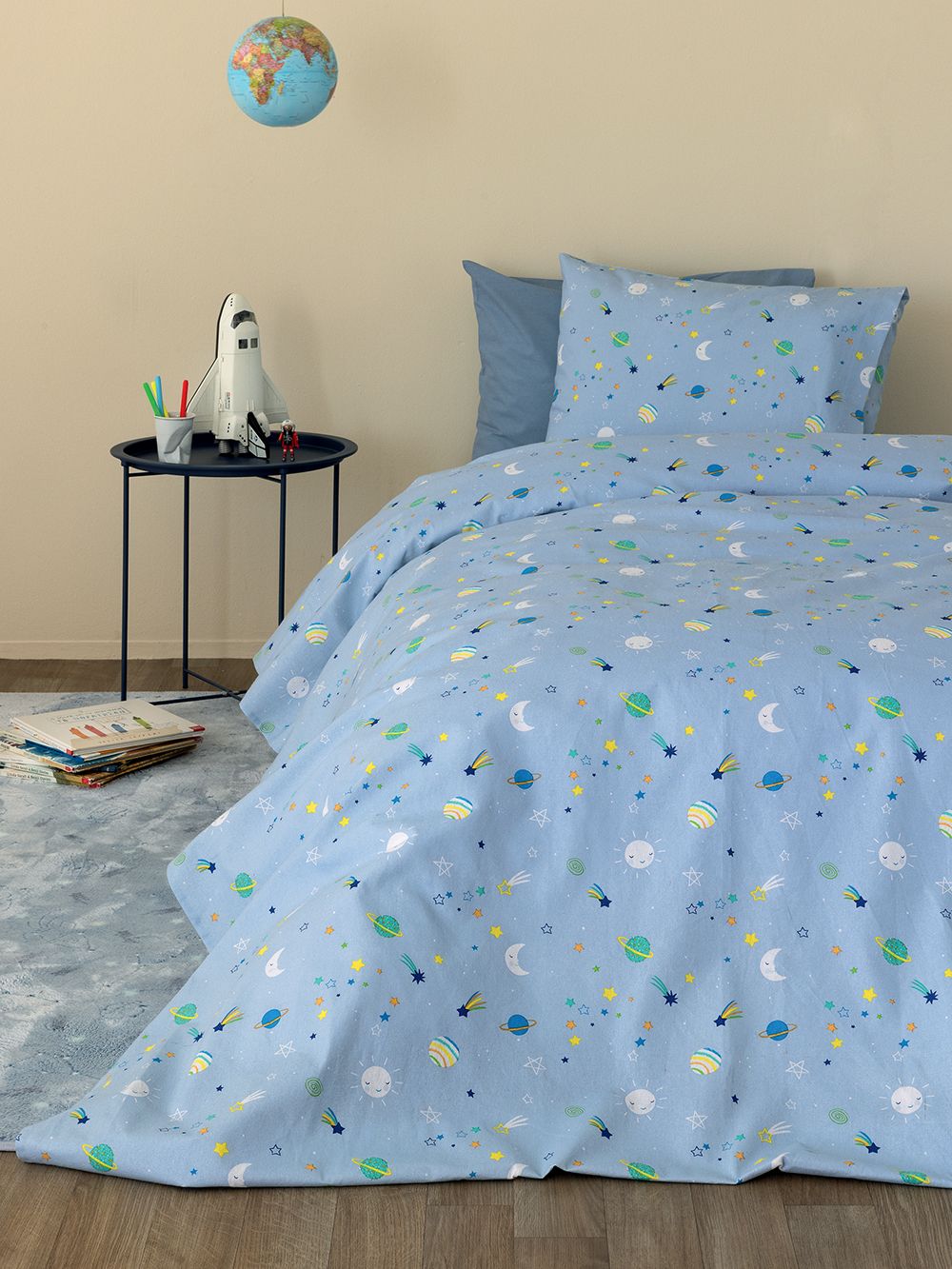 Palamaiki Σετ Μονά Σεντόνια Poppet 170x265 PP100 Χωρίς Λάστιχο