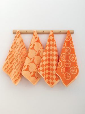 Palamaiki Σετ 4 Πετσέτες Κουζίνας Kitchen Towels 40x60 JACK101