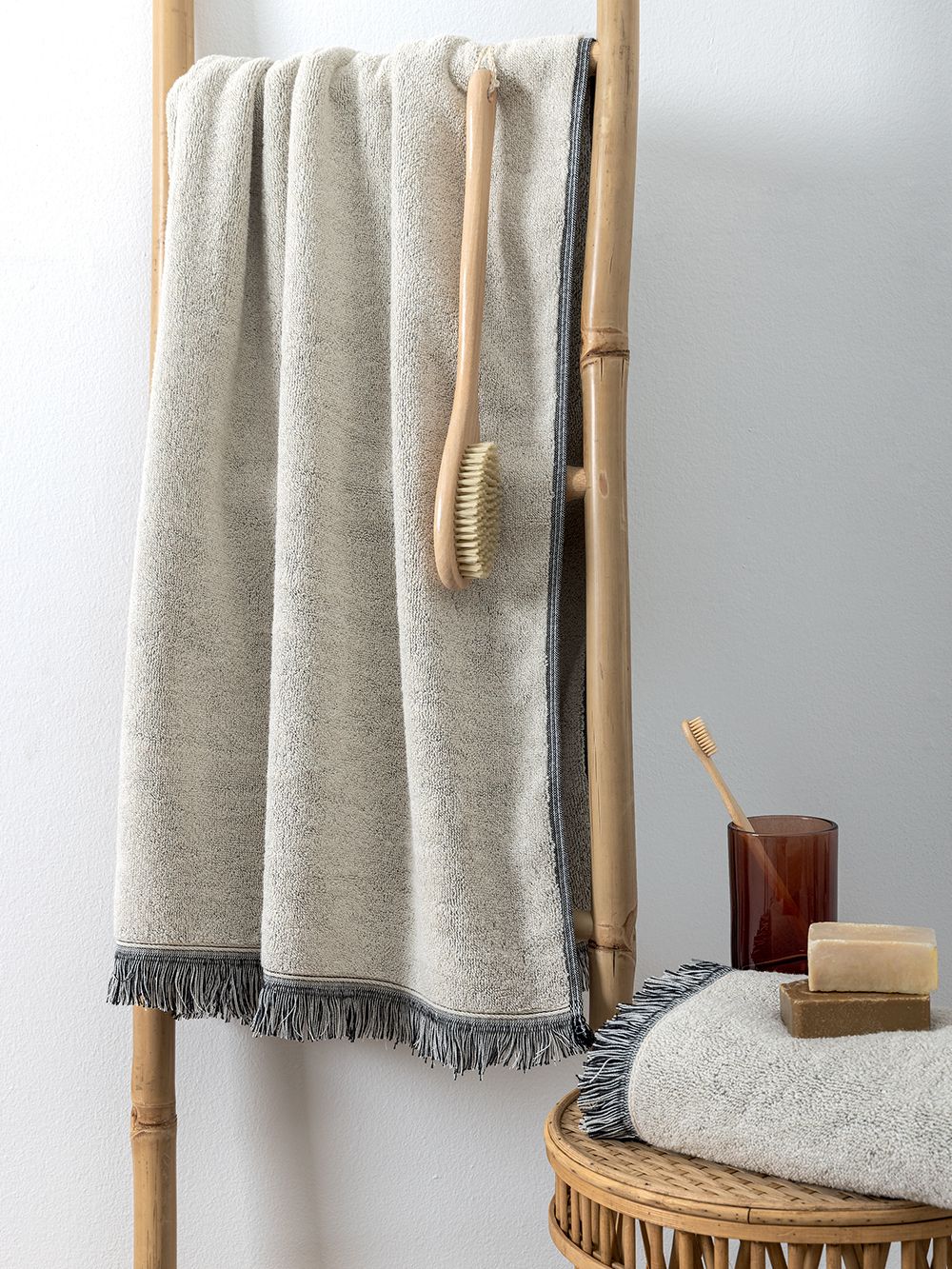 Palamaiki Πετσέτα Λουτρού Towels Collection 70x140 IGGY BLACK