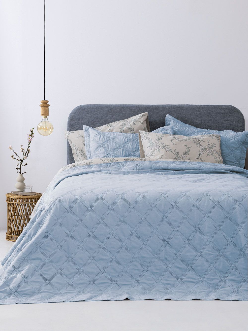 Palamaiki Σετ Κουβερλί υπέρδιπλο 220x240 IFIGENEIA DENIM