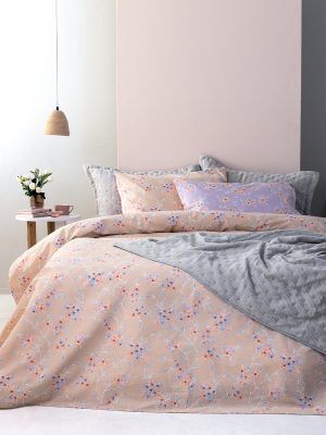 Palamaiki Σετ Μονά Σεντόνια Fashion Life 170x260 FL6262 Με Λάστιχο