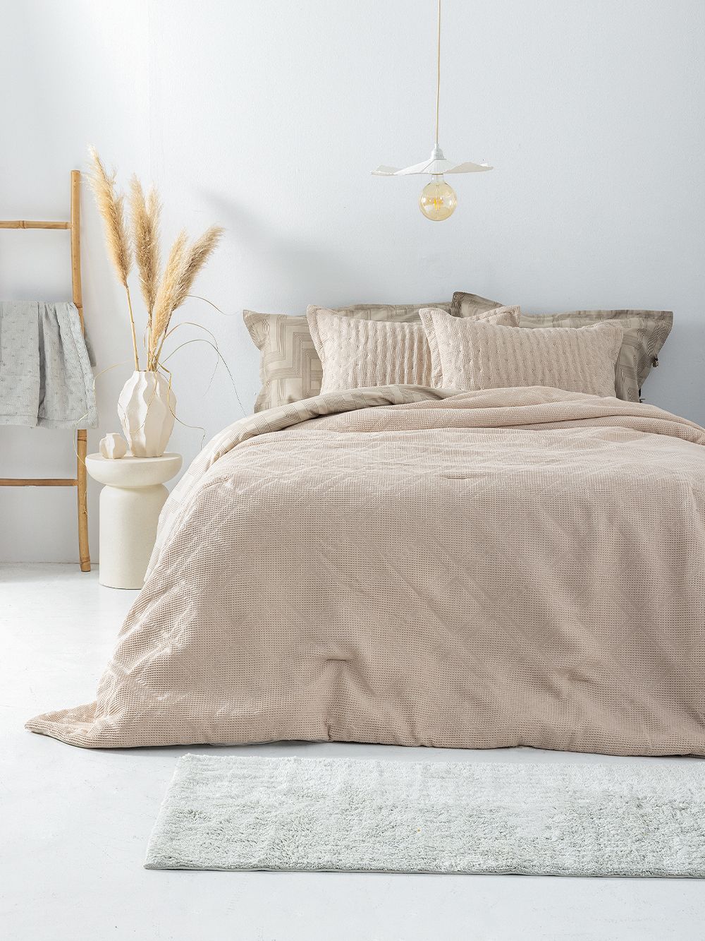 Palamaiki Κουβερλί υπέρδιπλο 220x240 ALISON BEIGE