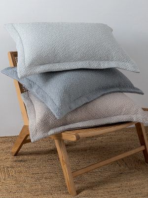 Palamaiki Ζεύγος Μαξιλαροθήκες Matelasse Oxford  50X70 ZOE GREY
