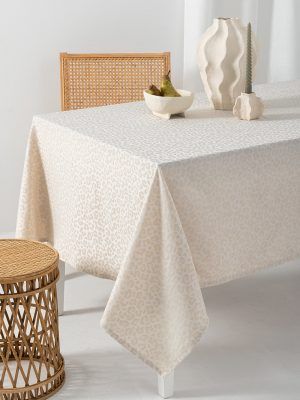 Palamaiki Τραπεζομαντηλο Αλεκιαστο Formal Dinner 175x160 LITA BEIGE