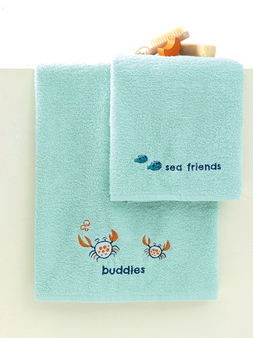 Palamaiki Σετ Παιδικές Πετσέτες Kids Bath CRABS