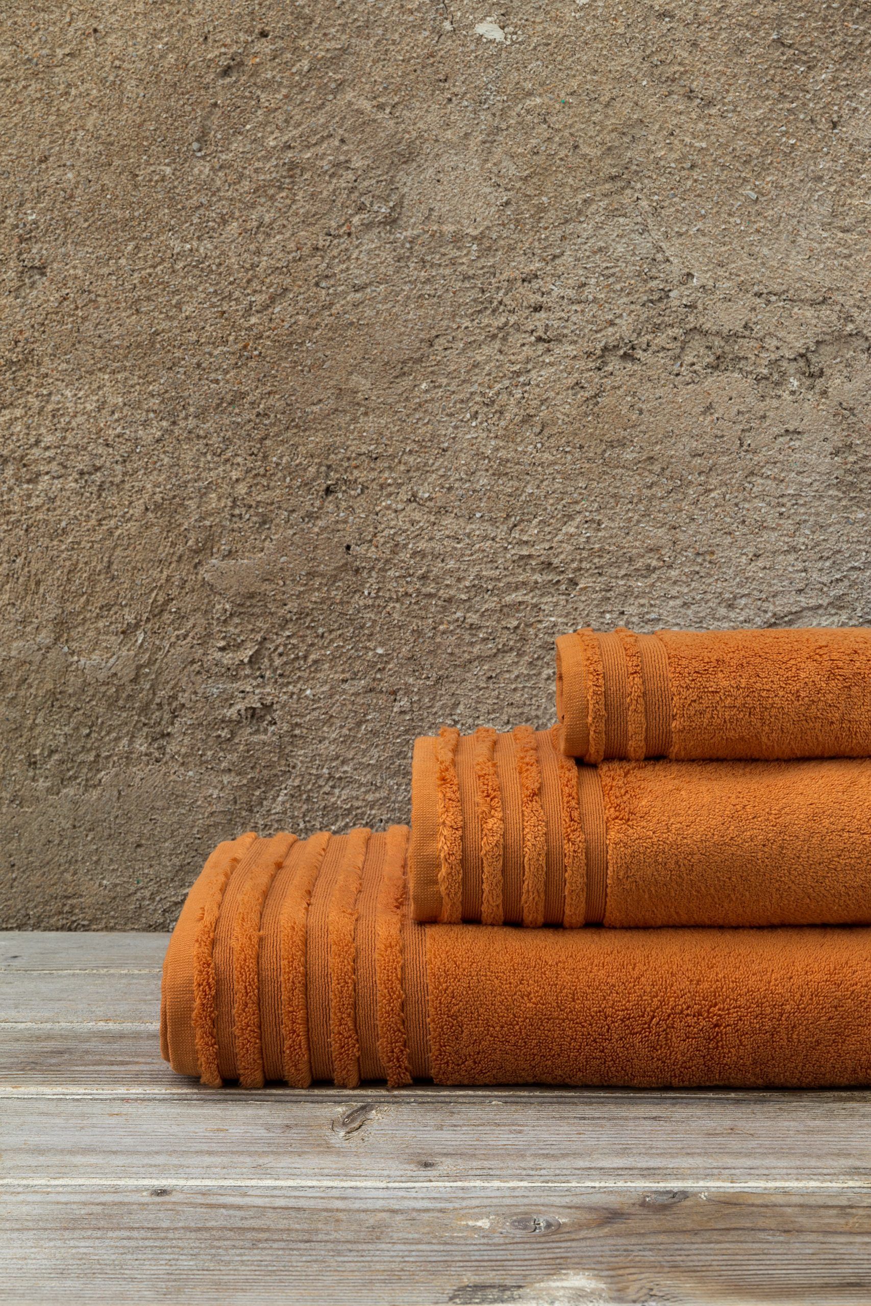 NIMA Home Πετσέτα 50x100 Vista - Dark Orange Πορτοκαλί