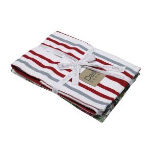 Das Home Σετ Ποτηροπανα 2Τμχ 40Χ65 0634 Πολυχρωμο Πολυχρωμο