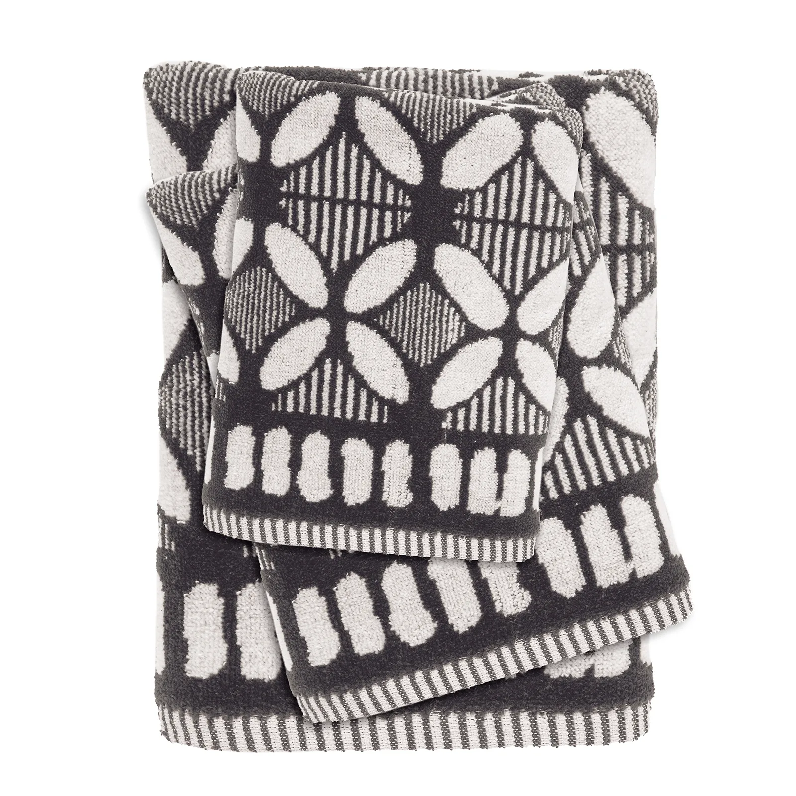 Das Home Σετ Πετσετεσ 3Τεμαχια Daily 0797 Grey Grey