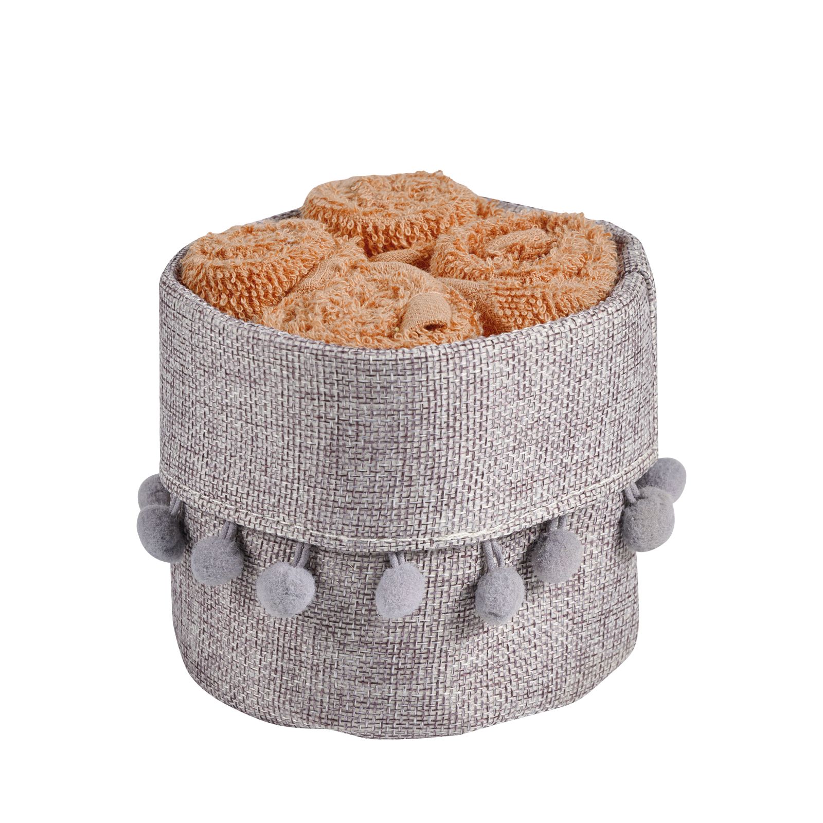 Das Home Σετ Πετσέτες 4Τεμαχιων Soft 4013 Teracotta Teracotta