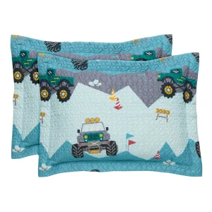 Das Kids Ζευγοσ Μαξιλαροθηκεσ 4926 Green - Grey Green - Grey