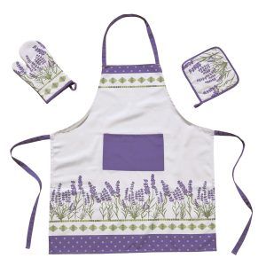 Das Home Σετ Κουζινασ 3Τμχ 0722 Λευκο - Μωβ - Πρασινο Λευκο - Μωβ - Πρασινο