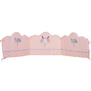 Das Baby Παντα Κουνιασ Fun Digital Print 4878 Γκρι - Λευκο - Ροζ Γκρι - Λευκο - Ροζ