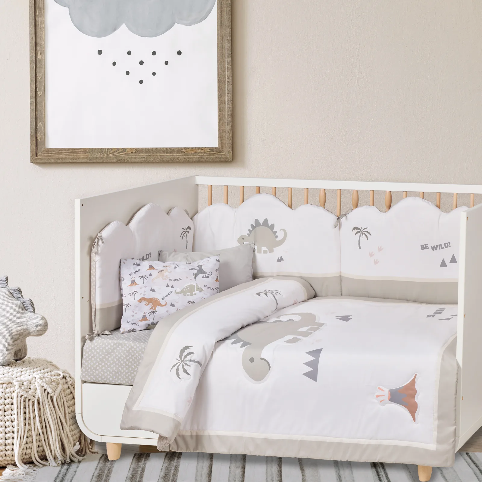 Das Baby Παντα Κουνιασ Fun Digital Print 4937 Beige - Olive Beige - Olive - Image 2