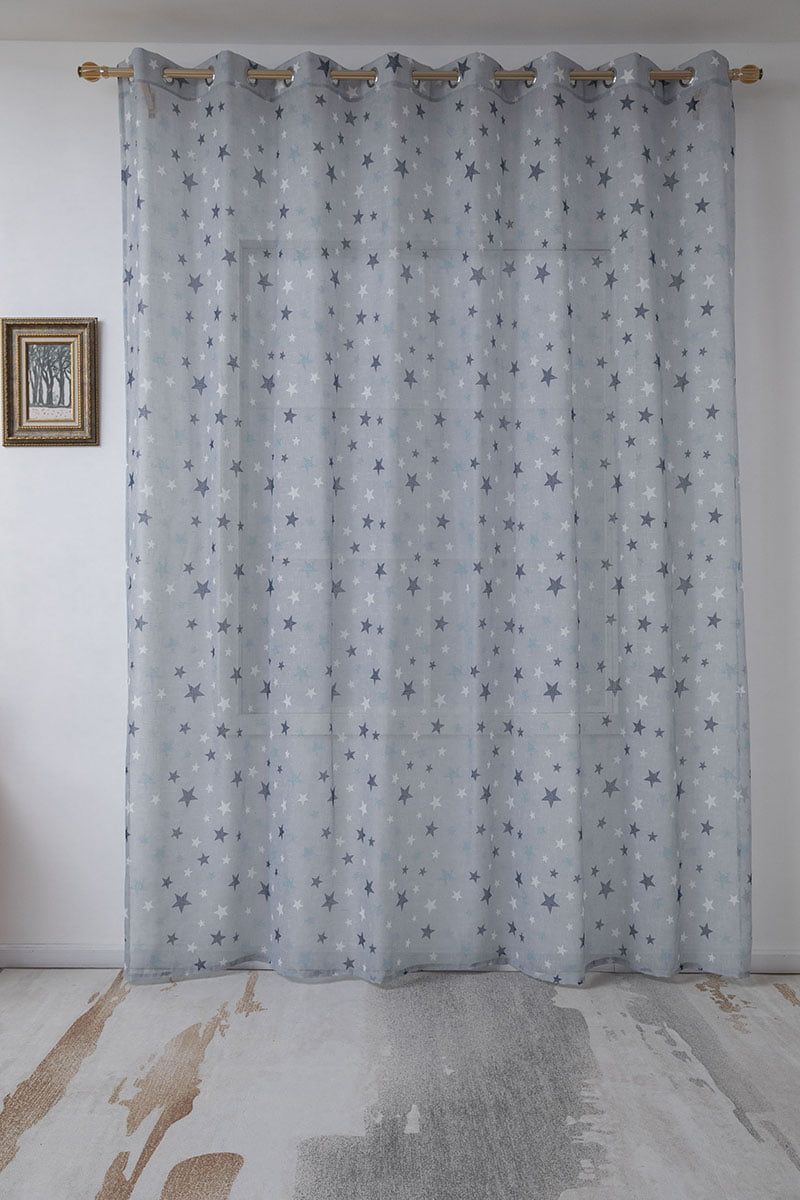 Beauty Home Κουρτίνα Art 6121 280x280 Γαλάζιο,Μπλε - Image 5