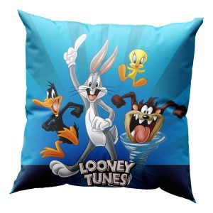 Beauty Home Μαξιλάρι με γέμιση Art 6188 Looney Tunes 40x40 Μπλε