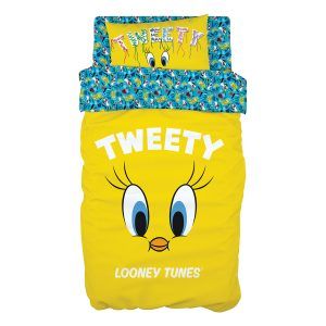 Beauty Home Σετ πάπλωμα μονό Art 6191 Tweety 160x240 Κίτρινο