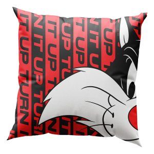 Beauty Home Μαξιλάρι με γέμιση Art 6192 Space Jam Sylvester 40x40 Κόκκινο