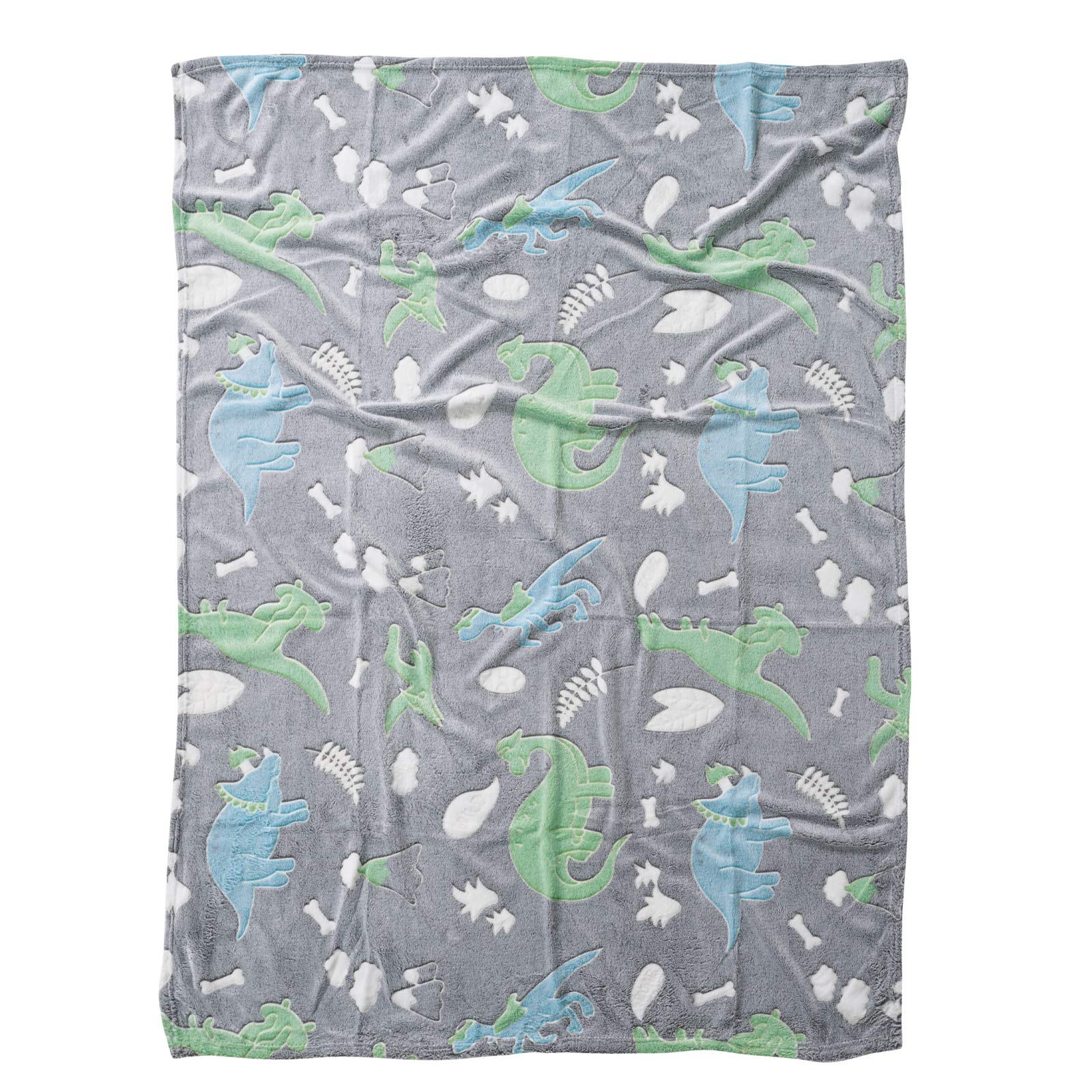 Das Baby Κουβερτα Fleece 80X110 Relax 4865 Γκρι - Μπλε - Πρασινο Γκρι - Μπλε - Πρασινο - Image 3