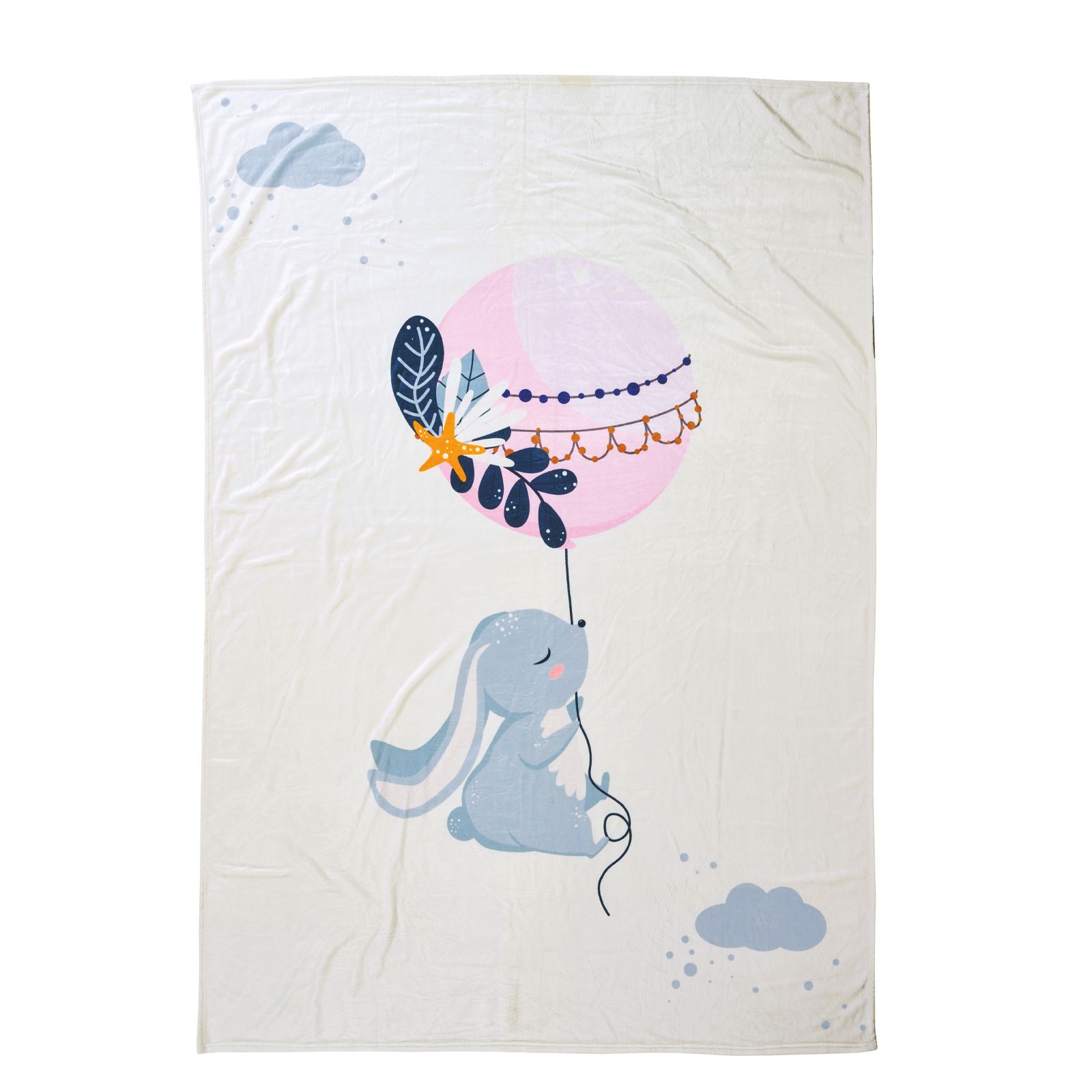 Das Baby Κουβερτα Fleece 110Χ150 Baby Fun 4915 Light Blue - Mint - Pink Light Blue - Mint - Pink - Image 3