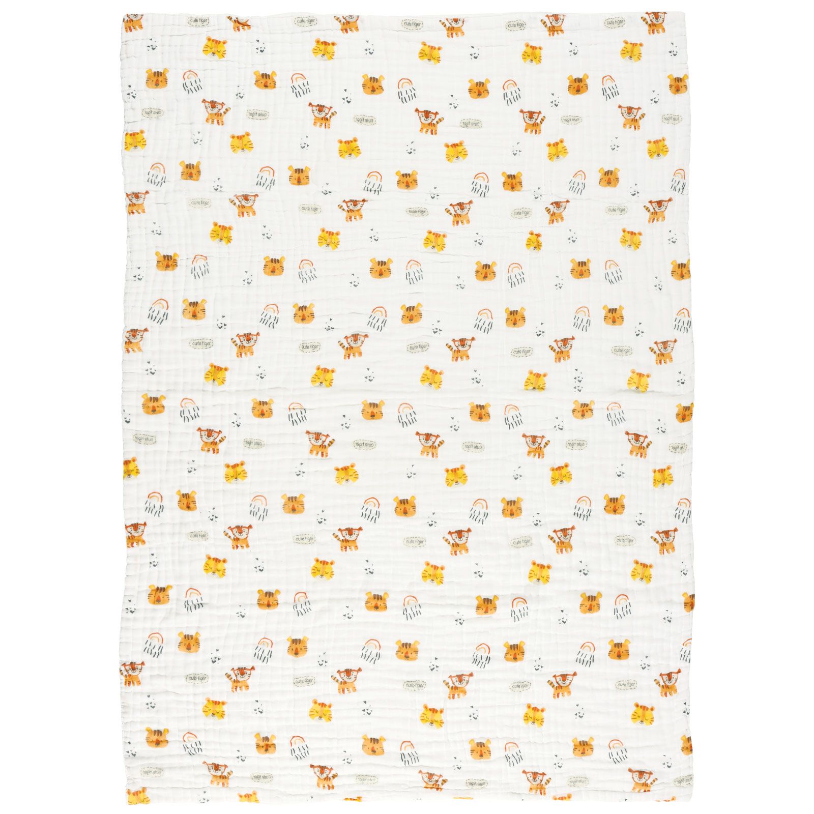 Das Baby Κουβερτα-Μουσελινα 105X150 Relax 6622 Λευκο - Πορτοκαλι Λευκο - Πορτοκαλι - Image 3