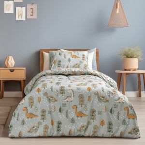 Beauty Home Σετ σεντόνια μονά Dodo Art 6230 170x260 Λαδί