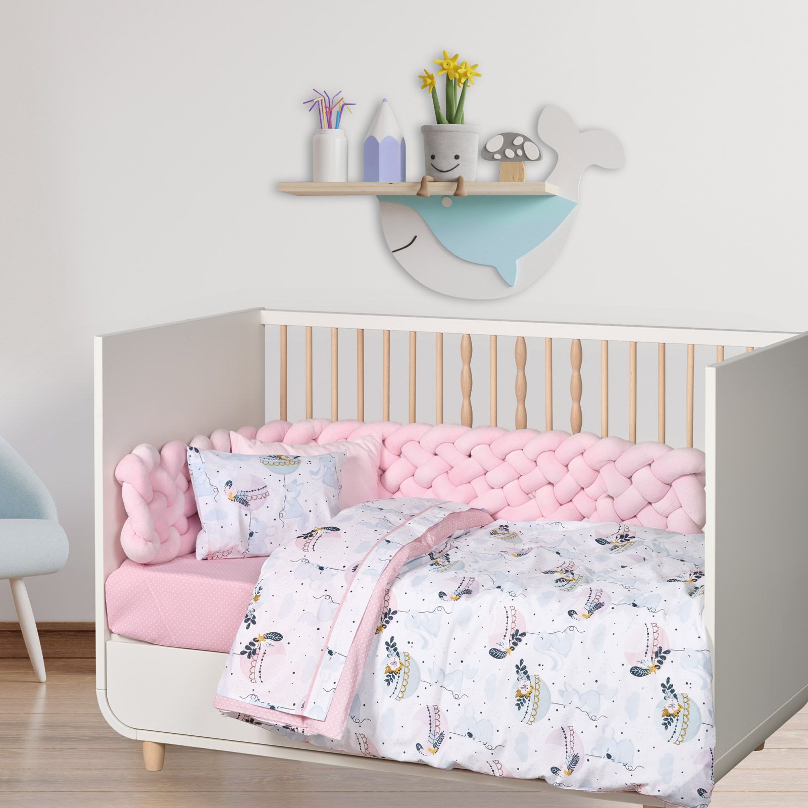 Das Baby Σετ Σεντονια Fun 4915 Light Blue - Mint - Pink Light Blue - Mint - Pink - Image 2