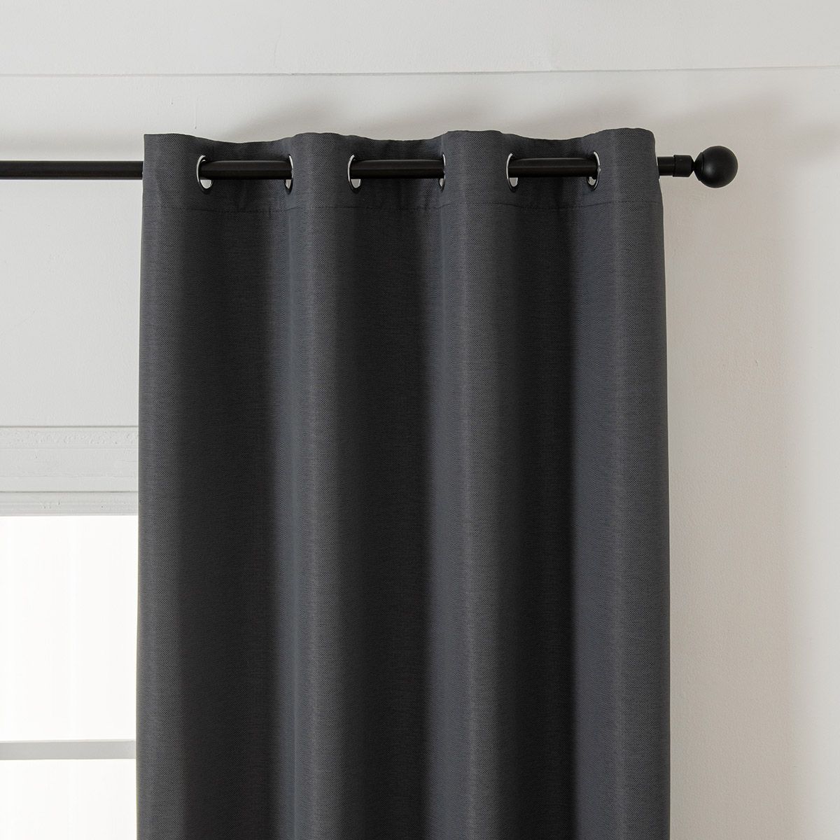 Beauty Home Ύφασμα κουρτίνας με το μέτρο Blackout jacquard σκίασης Glare Art 8444 Φ280 Ανθαρκί - Image 3