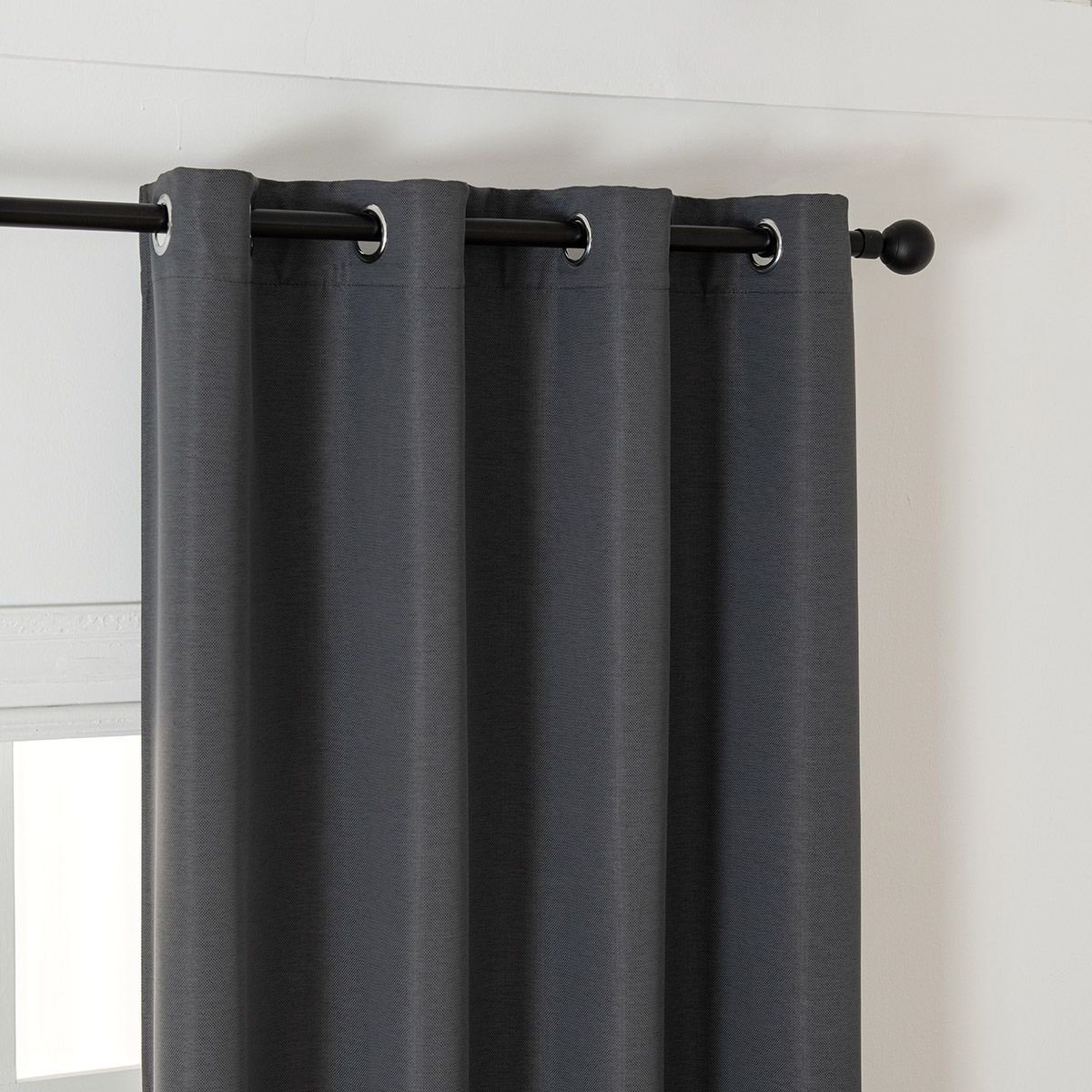 Beauty Home Ύφασμα κουρτίνας με το μέτρο Blackout jacquard σκίασης Glare Art 8444 Φ280 Ανθαρκί - Image 4