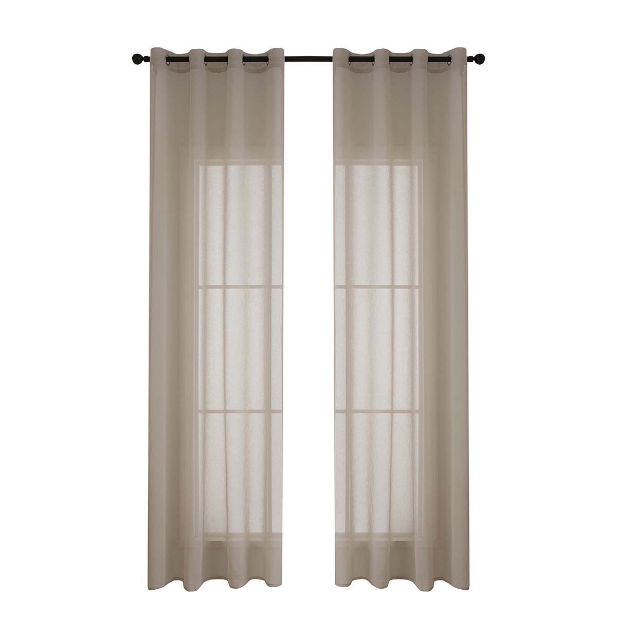 Beauty Home Ύφασμα κουρτίνας με το μέτρο γάζα Sharp Art 8448 Φ300 Άμμου - Image 16