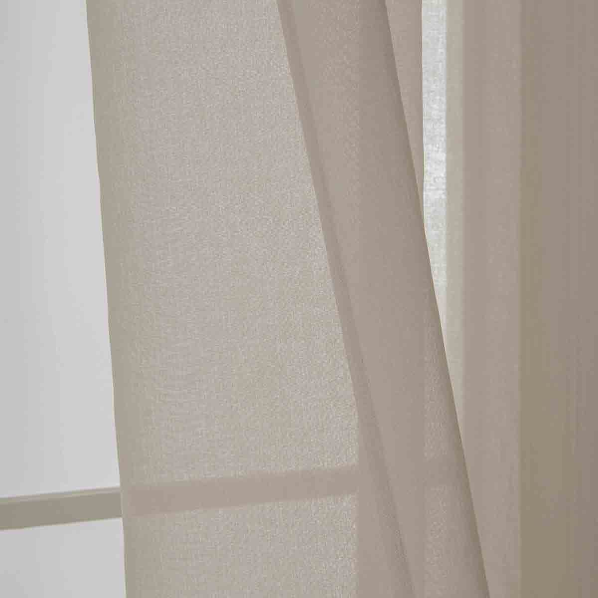 Beauty Home Ύφασμα κουρτίνας με το μέτρο γάζα Sharp Art 8448 Φ300 Άμμου - Image 8