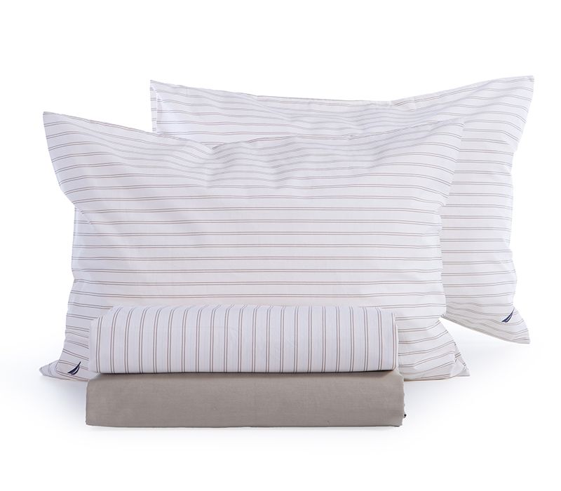 Nef-Nef Homeware ΣΕΝΤΟΝΙ ΒΑΜΒ. ΣΕΤ Υ/ΠΛΟ NAU COAST ECRU