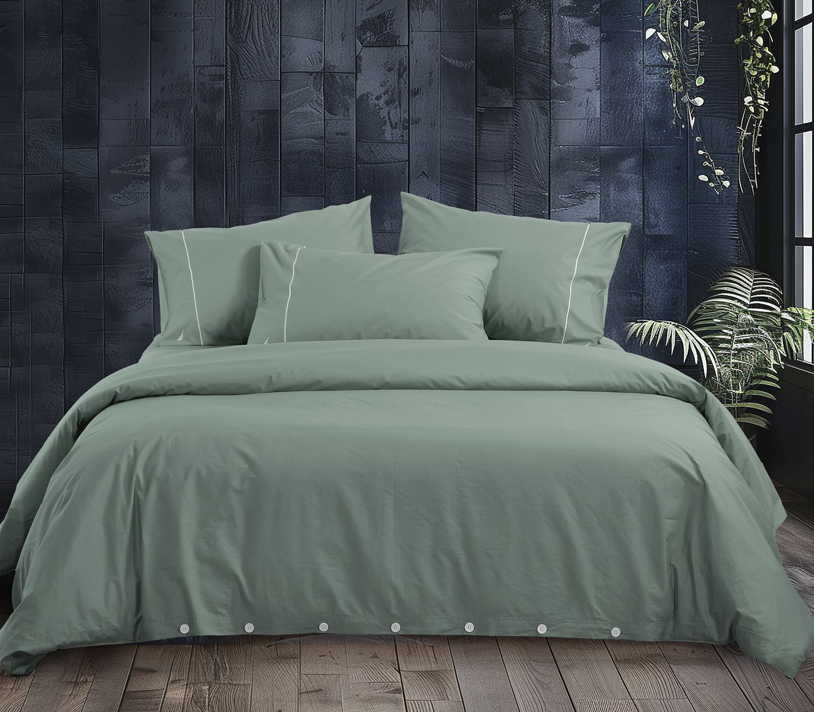 Nef-Nef Homeware ΠΑΠΛΩΜΑΤΟΘΗΚΗ ΒΑΜΒ.NAU WAVE SOLID ΣΕΤ Υ/ΠΛΗ GREEN
