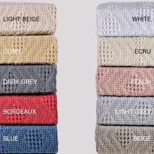 Down Town Υπέρδιπλη Κουβέρτα 871 Blue