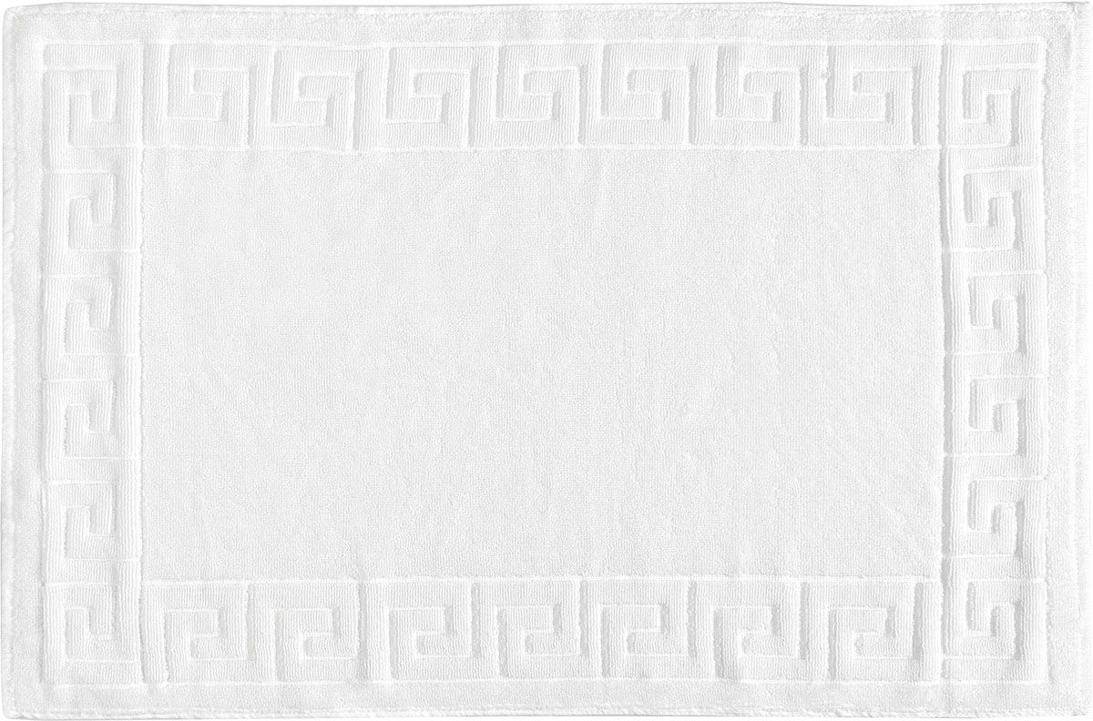 Beauty Home Ταπέτο μπάνιου Neron Art 3018 μαίανδρος 50x75 Λευκό