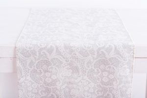 Beauty Home ΡΑΝΝΕΡ ΜΕ ΤΥΠΩΜΑ ΛΕΥΚΗ ΔΑΝΤΕΛΑ