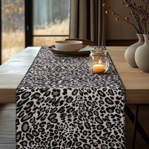 Beauty Home ΡΑΝΝΕΡ ΖΑΚΑΡ ΜΕ ΣΕΝΙΛ ΑΣΠΡΟ ΜΑΥΡΟ ΛΕΟΠΑΡ