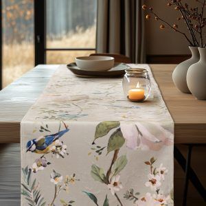 Beauty Home ΡΑΝΝΕΡ ΒΕΛΟΥΔΟ PEONY AND BIRD