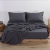Nef-Nef Homeware Σεντόνι Μεμονωμένο Υπέρδιπλο Basic 240x270 727-D.Grey