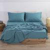 Nef-Nef Homeware Σεντόνι Μεμονωμένο Μονό Με Λάστιχο Basic 100x200+30 1104-Dusty Petrol