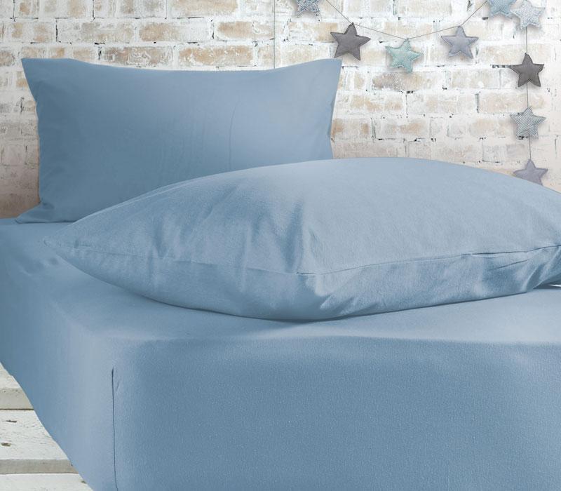 Nef-Nef Homeware ΣΕΝΤΟΝΙ ΒΑΜΒ.JERSEY ΜΕ ΛΑΣΤΙΧΟ 180X200+35 564-SKY