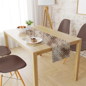 DIMcol Τραβέρσα Αλέκιαστη Skid Marks 472 40X180 Beige 70/30 Cott/Pol