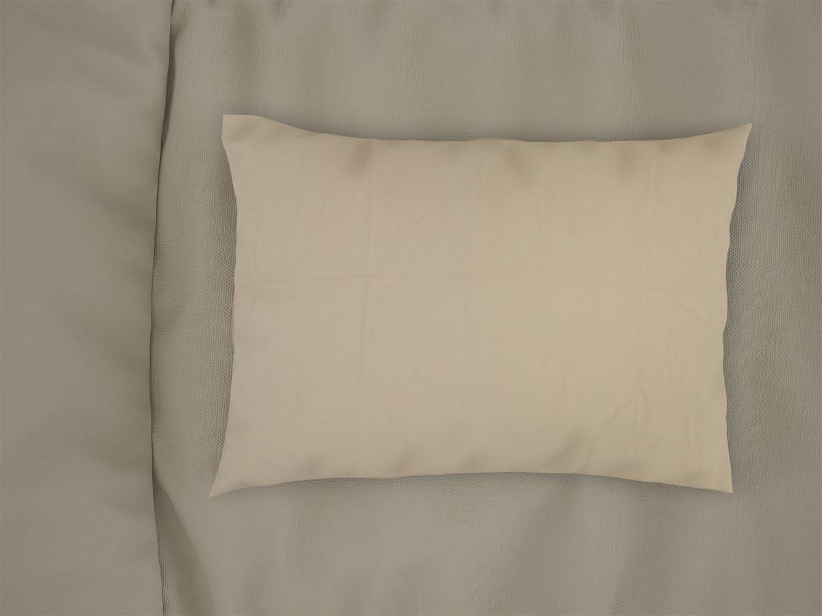 DIMcol Μαξιλαροθήκη Solid 502 50X70 Beige 100% Cotton