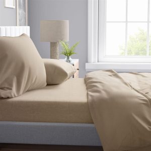 DIMcol Πάπλωμα Solid 502 220X240 Beige 100% Cotton
