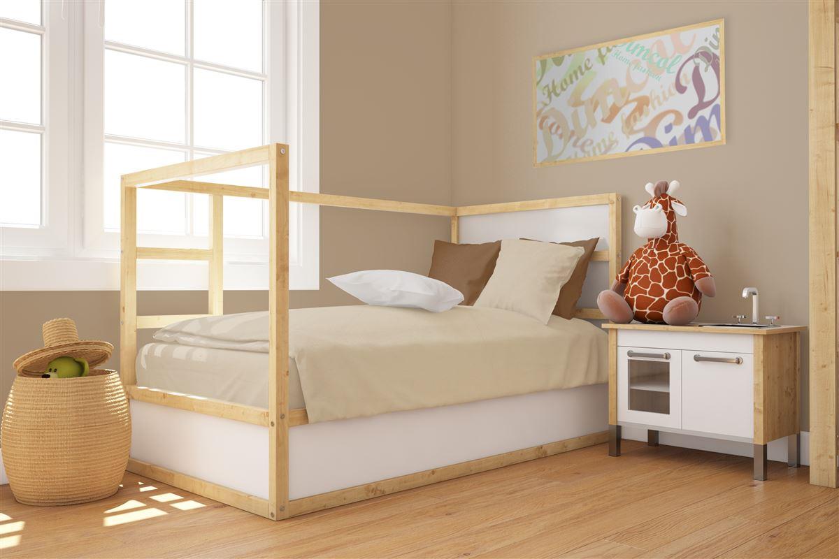 DIMcol Παπλωματοθήκη bebe Solid 502 120X160 Beige 100% Cotton